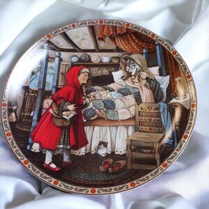 Vintage 1988 Limited Edition "Little Red Riding Hood" Collectible Plate # 3012D
